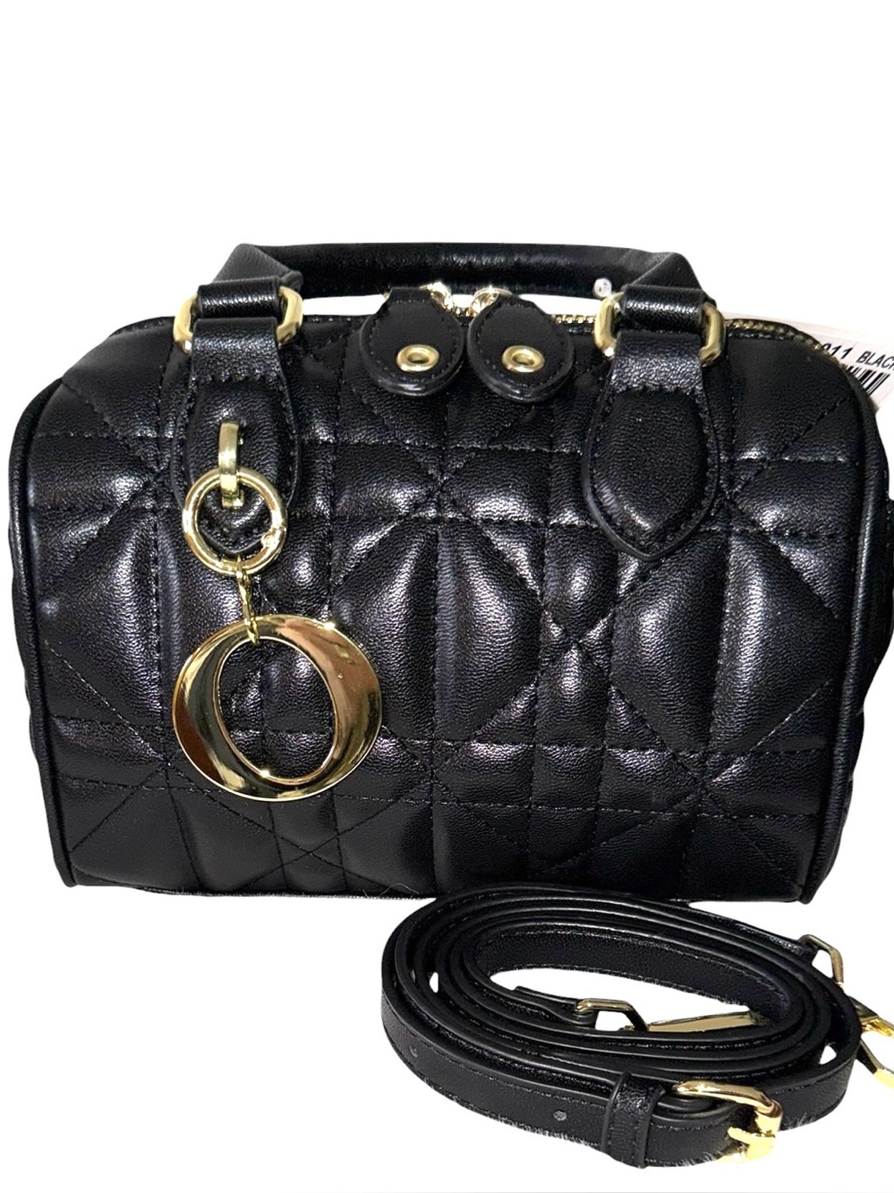 Fashion “Puff” Quilted Vegan Leather Small Satchel w/x-body Strap - NWT